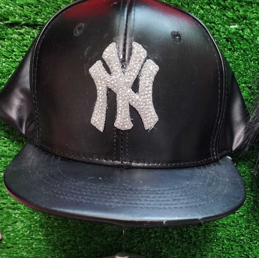 Faux Leatger NY Cap